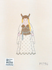 Painted Pony Designs Petei Brunhilda Needlepoint Canvas