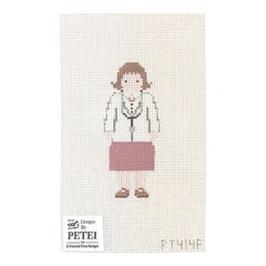 Painted Pony Designs Petei Doctor Female Needlepoint Canvas