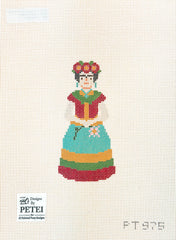 Painted Pony Designs Petei Frida Kahlo Needlepoint Canvas