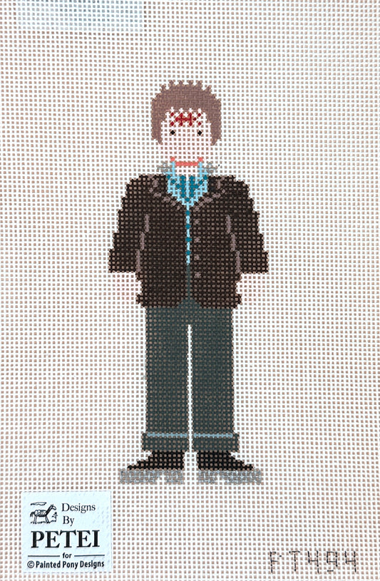 Painted Pony Designs Petei Halloween: Frankenstein Needlepoint Canvas