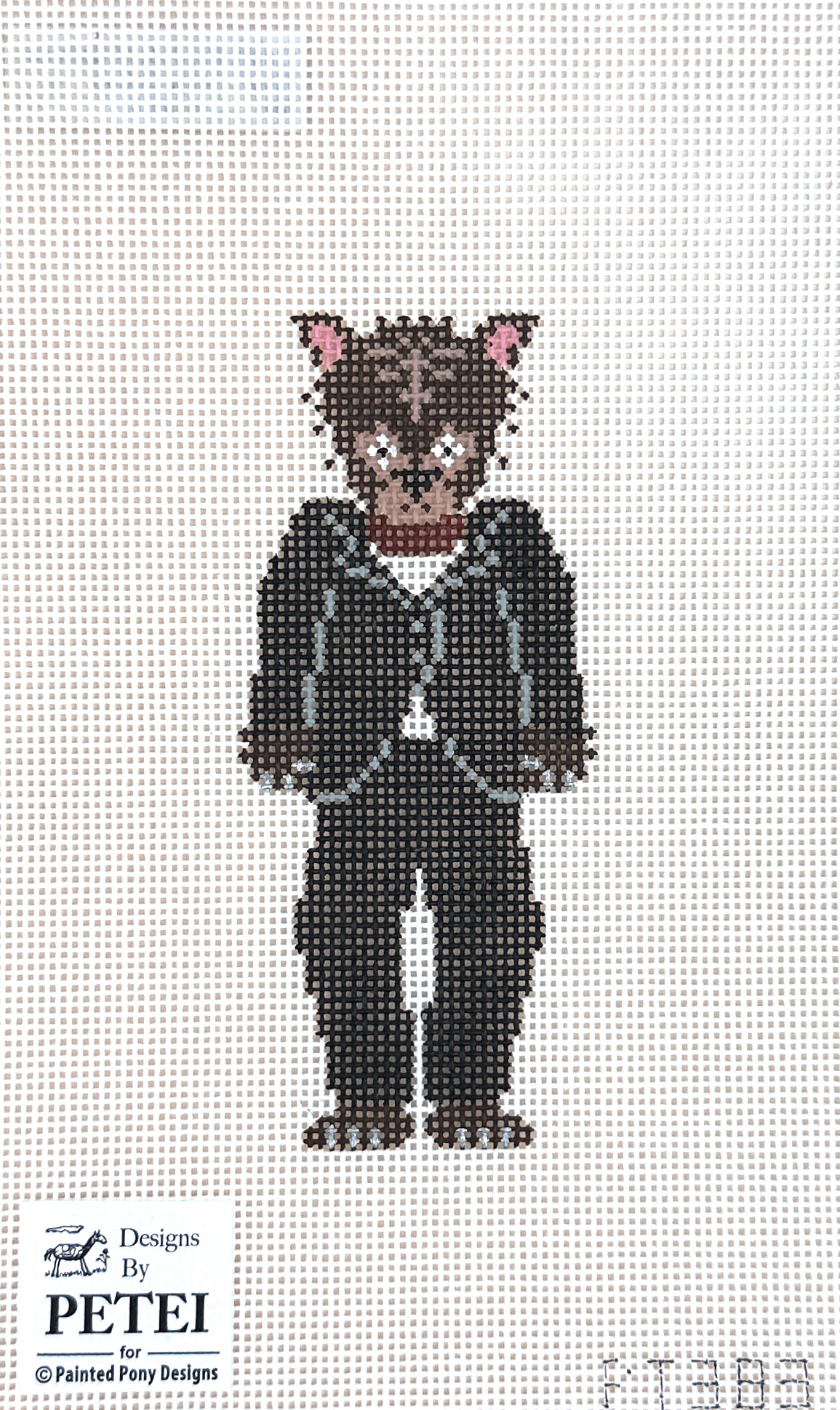 Painted Pony Designs Petei Halloween: Wolfman Needlepoint Canvas