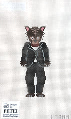 Painted Pony Designs Petei Halloween: Wolfman Needlepoint Canvas