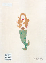 Painted Pony Designs Petei Mermaid Needlepoint Canvas
