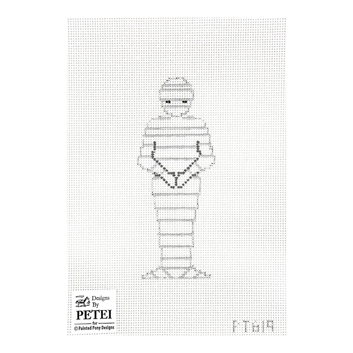 Painted Pony Designs Petei Mummy Needlepoint Canvas