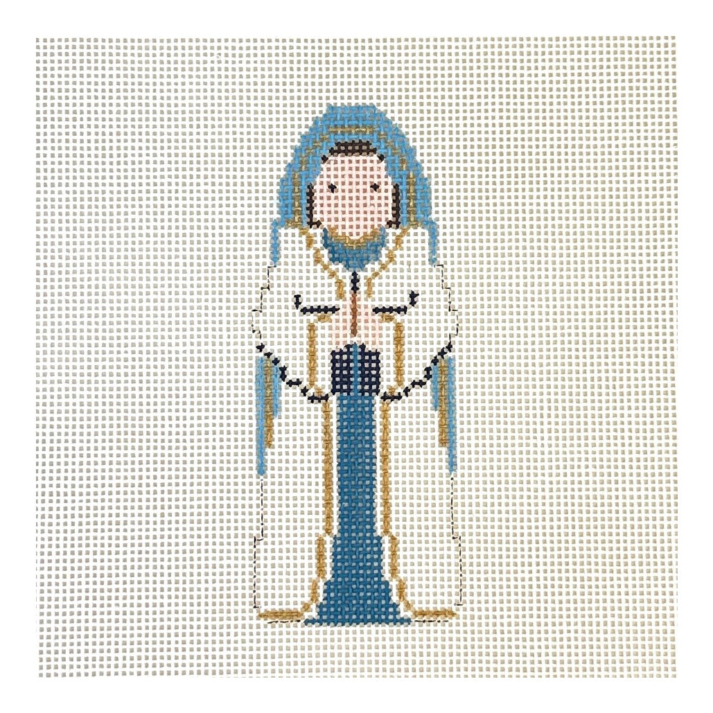 Painted Pony Designs Petei Nativity Mary Needlepoint Canvas
