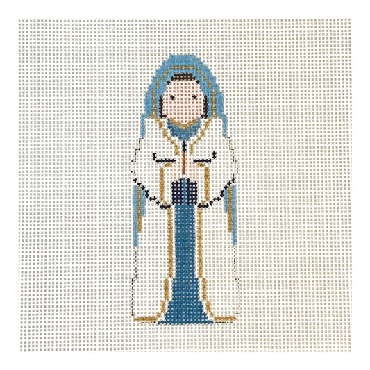 Painted Pony Designs Petei Nativity Mary Needlepoint Canvas