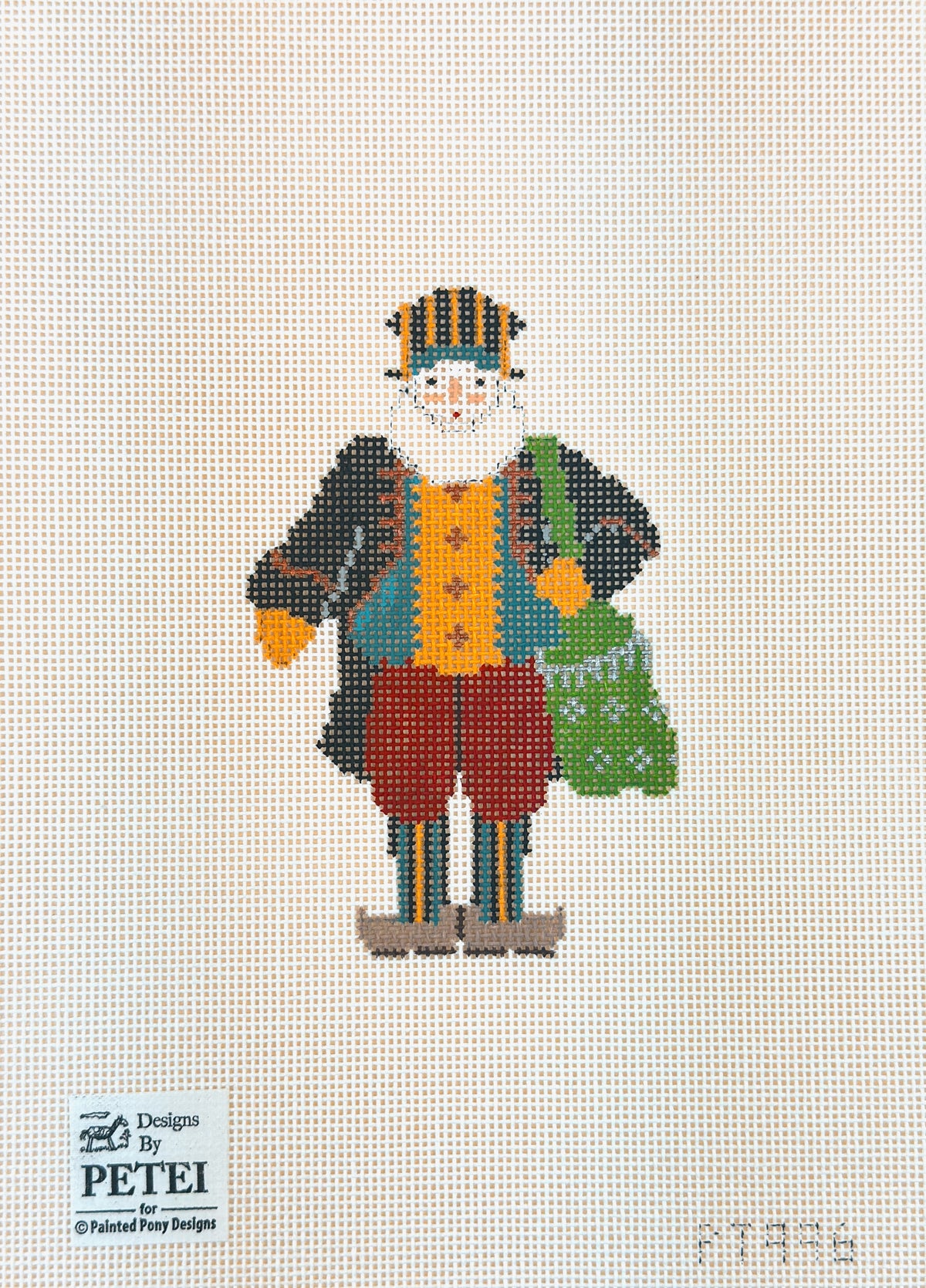 Painted Pony Designs Petei Old Fashioned Man Needlepoint Canvas