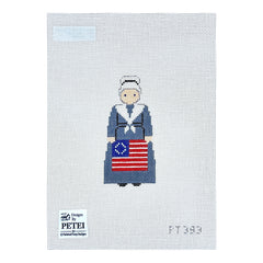 Painted Pony Designs Petei Patriotic: Betsy Ross Needlepoint Canvas