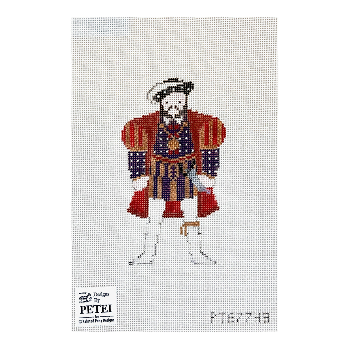 Painted Pony Designs Petei Royals: Henry VIII Needlepoint Canvas