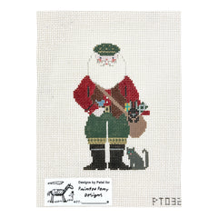 Painted Pony Designs Petei Santas: Country Santa Needlepoint Canvas
