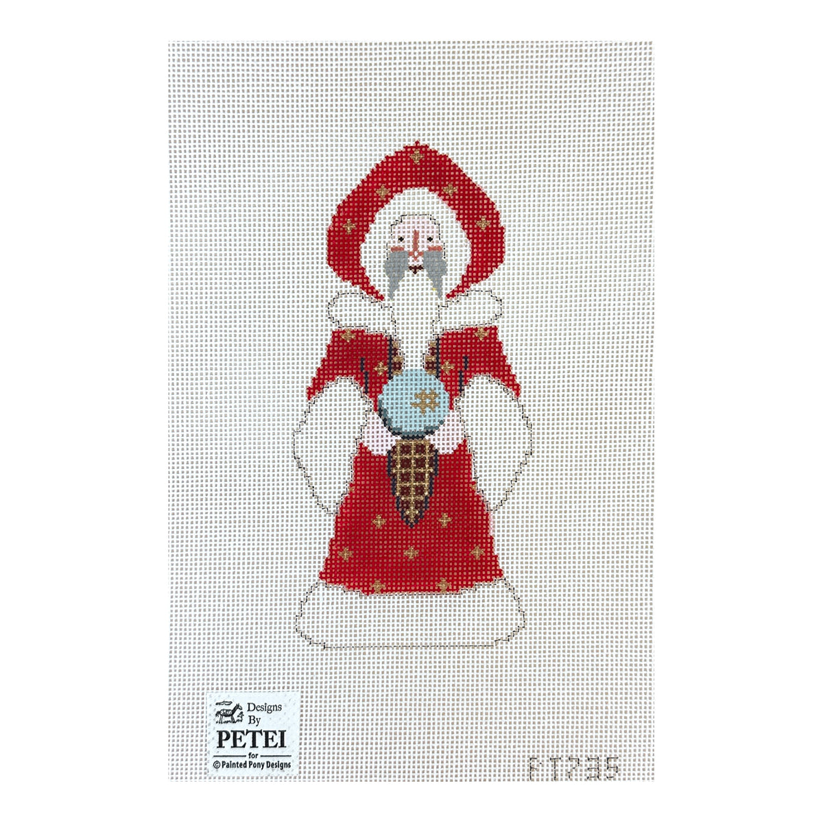 Painted Pony Designs Petei Santas: Spirit of Christmas Future Needlepoint Canvas