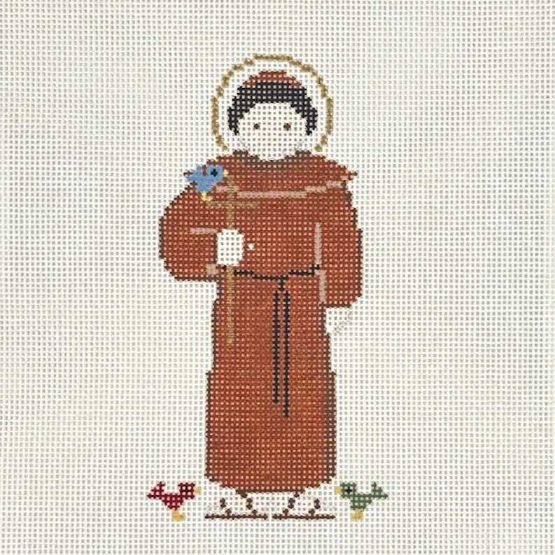 Painted Pony Designs Petei St. Francis Needlepoint Canvas