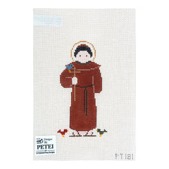 Painted Pony Designs Petei St. Francis Needlepoint Canvas