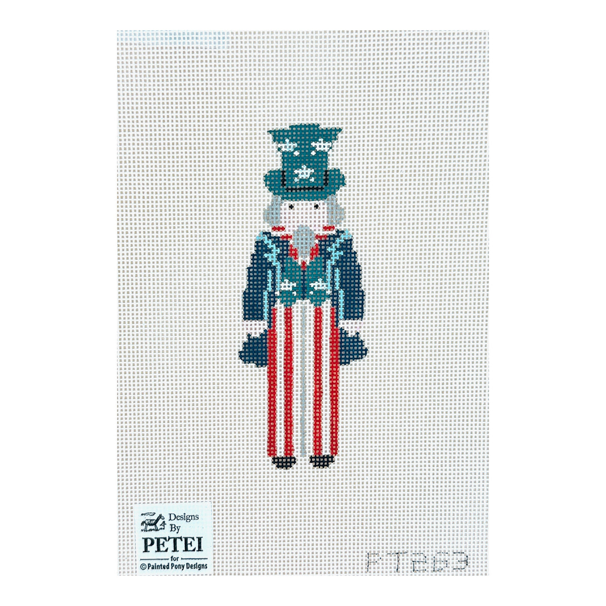 Painted Pony Designs Petei Uncle Sam Needlepoint Canvas