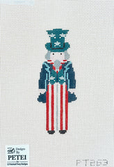 Painted Pony Designs Petei Uncle Sam Needlepoint Canvas