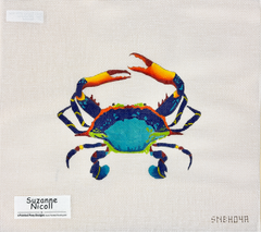 Painted Pony Designs Suzanne Nicoll Crab Needlepoint Canvas