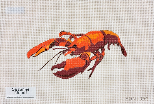 Painted Pony Designs Suzanne Nicoll Lobster Needlepoint Canvas