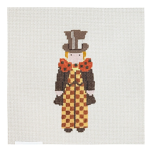 Painted Pony Designs Petei Alice in Wonderland: Mad Hatter Needlepoint Canvas