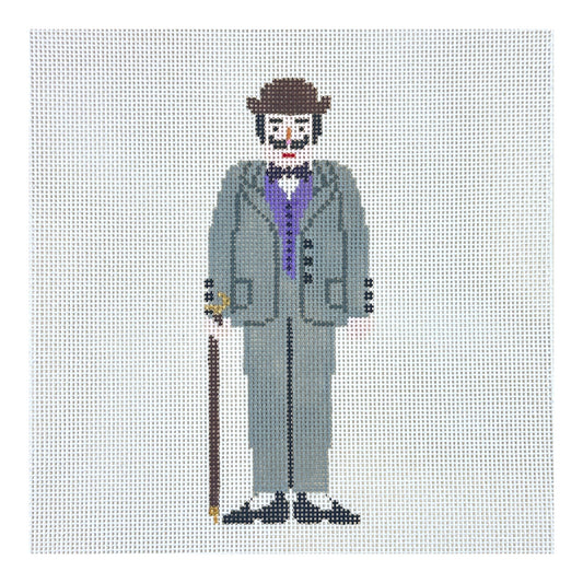 Painted Pony Designs Petei Hercules Poirot Needlepoint Canvas