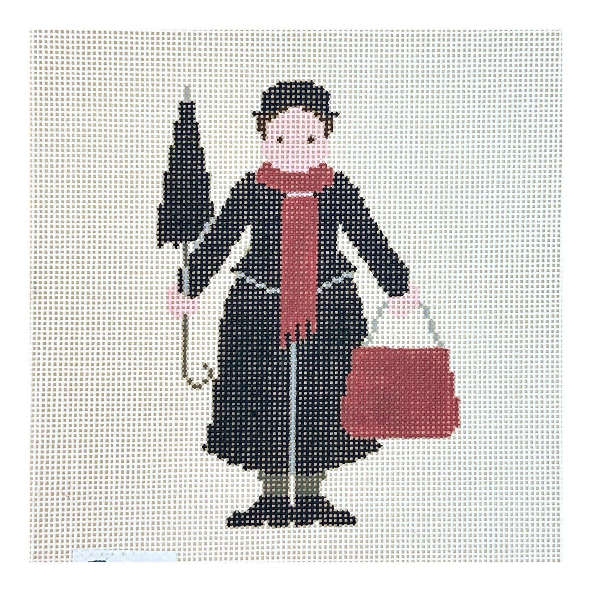 Painted Pony Designs Petei Mary Poppins Needlepoint Canvas