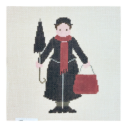 Painted Pony Designs Petei Mary Poppins Needlepoint Canvas