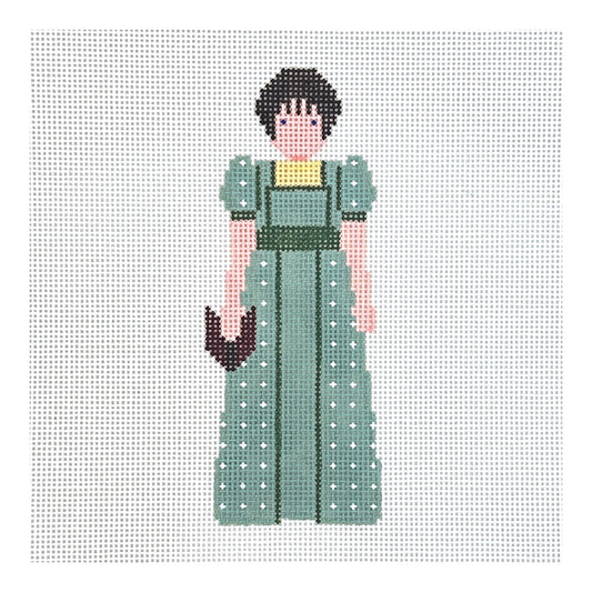 Painted Pony Designs Petei Pride & Prejudice: Elizabeth Bennett Needlepoint Canvas