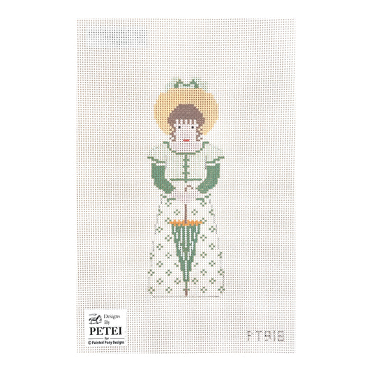 Painted Pony Designs Petei Pride & Prejudice: Lydia Bennett Needlepoint Canvas