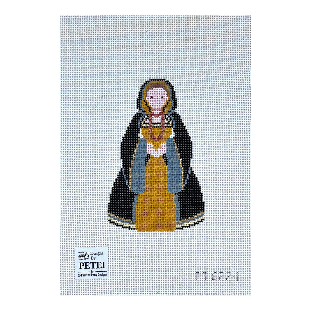 Painted Pony Designs Petei Royals: Catherine of Aragon Needlepoint Canvas