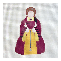 Painted Pony Designs Petei Royals: Catherine Howard Needlepoint Canvas