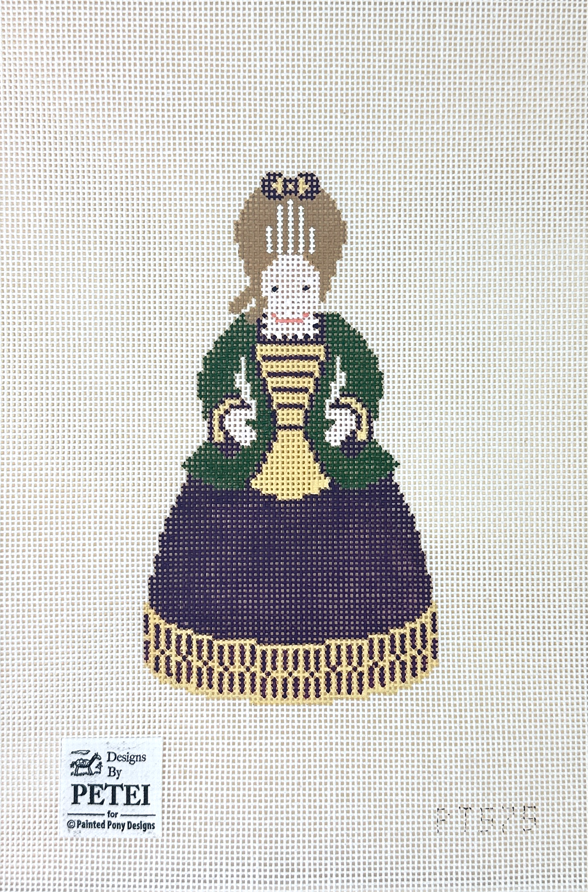 Painted Pony Designs Petei Royals: Marie Antoinette Needlepoint Canvas