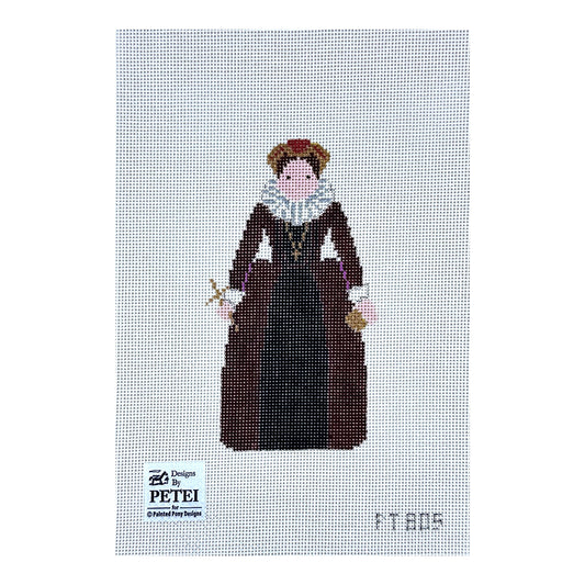 Painted Pony Designs Petei Royals: Mary Queen of Scots Needlepoint Canvas
