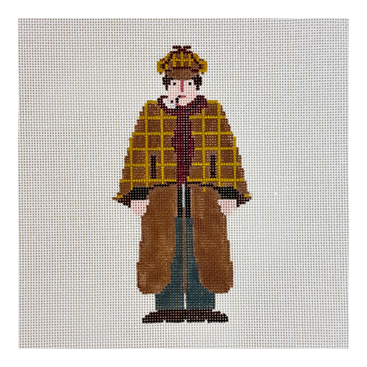 Painted Pony Designs Petei Sherlock Holmes Needlepoint Canvas