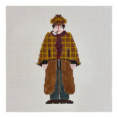Painted Pony Designs Petei Sherlock Holmes Needlepoint Canvas