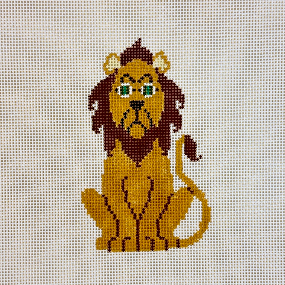 Painted Pony Petei Wizard of Oz: Cowardly Lion Needlepoint Canvas