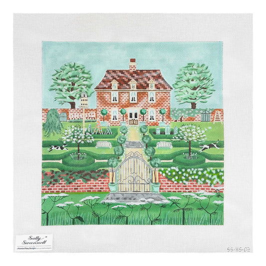 Painted Pony Sally Swannell Manor Needlepoint Canvas