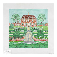 Painted Pony Sally Swannell Manor Needlepoint Canvas