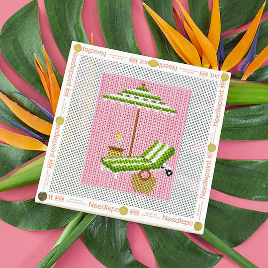 Needlepoint To Go Palm Beach Chaise Needlepoint Canvas