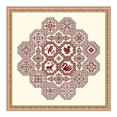 Papillon Creations Eightsome Reel Cross Stitch Pattern