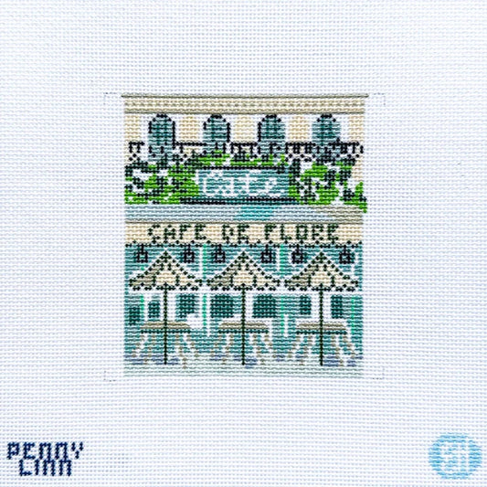 Penny Linn Evelyn Henson Café de Flore Needlepoint Canvas