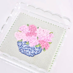 Penny Linn Scallop Acrylic Tray - 5 Inch Square