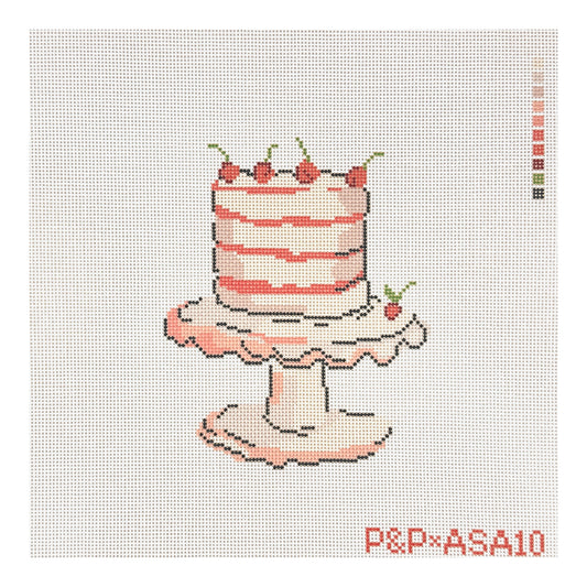 Penny & Penny and Company Cherry Cake Needlepoint Canvas