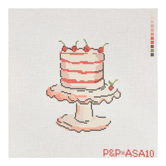 Penny & Penny and Company Cherry Cake Needlepoint Canvas