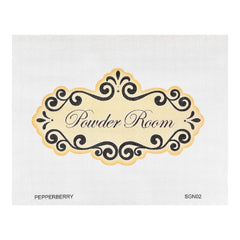 Pepperberry Designs Powder Room Needlepoint Canvas