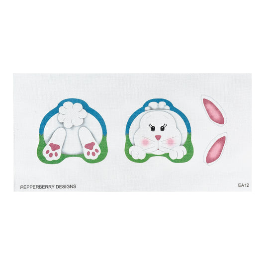 Pepperberry Designs  Sided Bunny Needlepoint Canvas