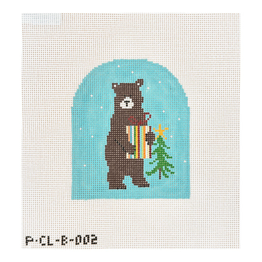 Pippin Studio Bear Standing Needlepoint Canvas