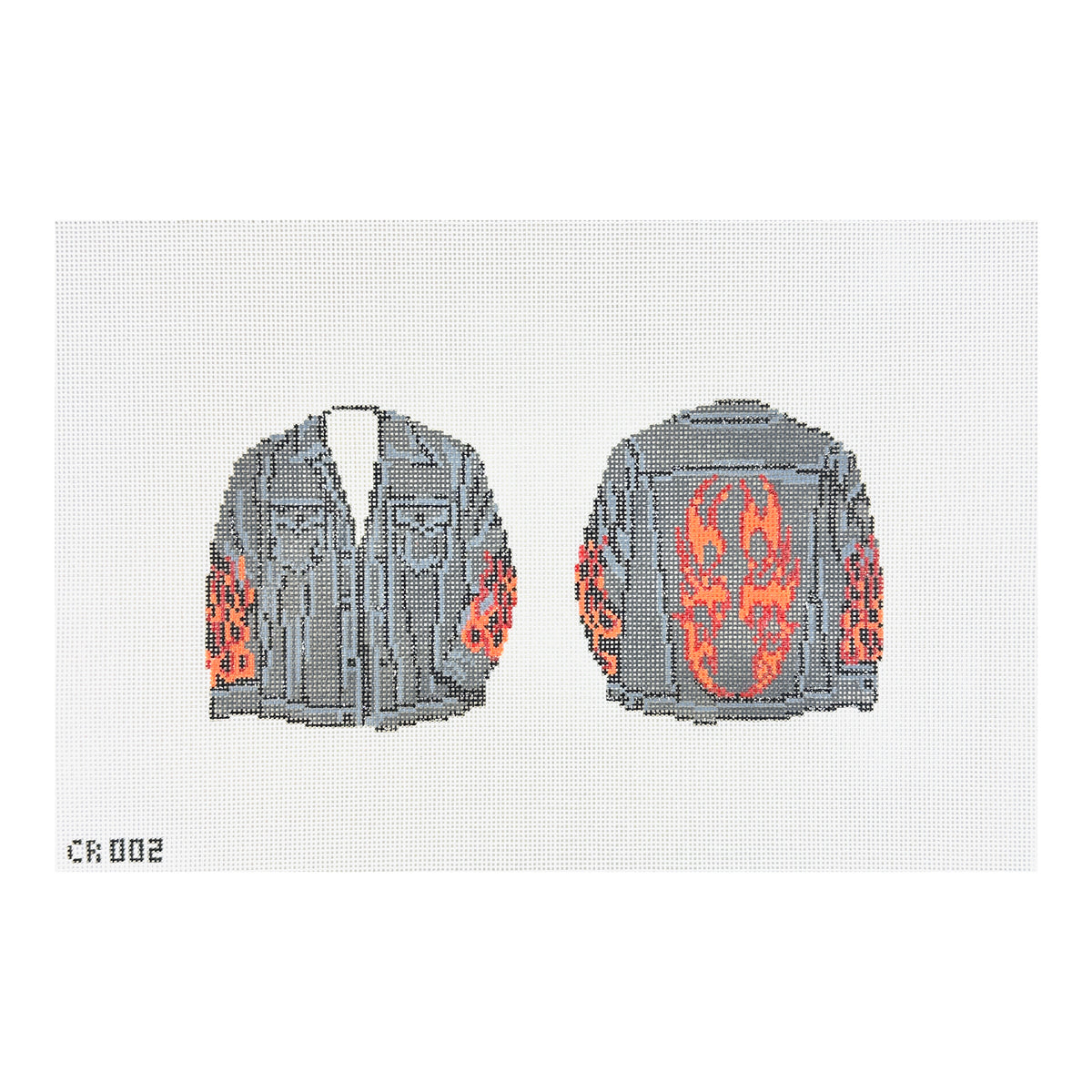 Pippin Studio Petite Sweets Biker Jacket Needlepoint Canvas