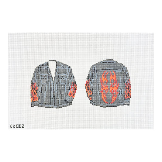 Pippin Studio Petite Sweets Biker Jacket Needlepoint Canvas