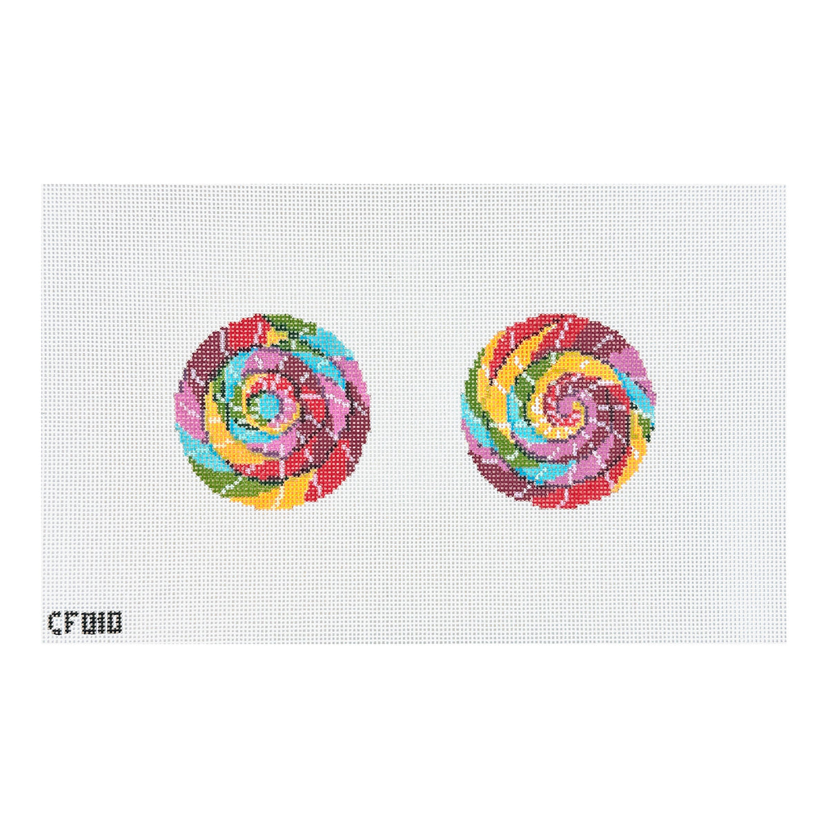 Pippin Studio Petite Sweets Lollipop Needlepoint Canvas
