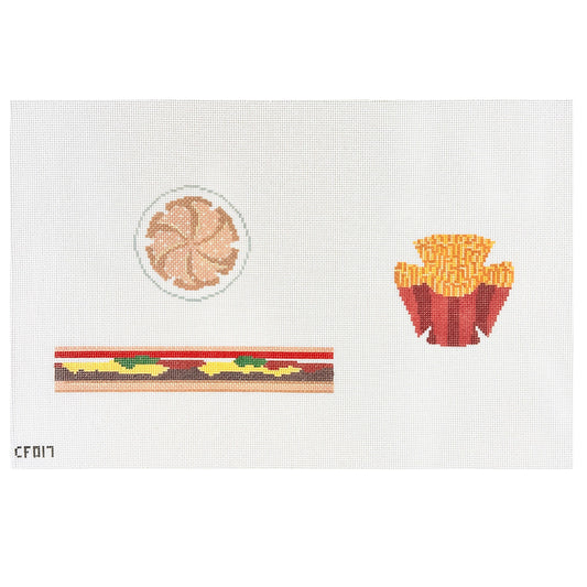 Pippin Studio Petite Sweets Slider with Small Fries Needlepoint Canvas