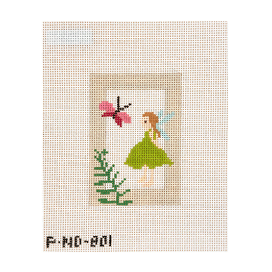 Pippin Studio Woodland Fairy with Butterfly Needlepoint Canvas